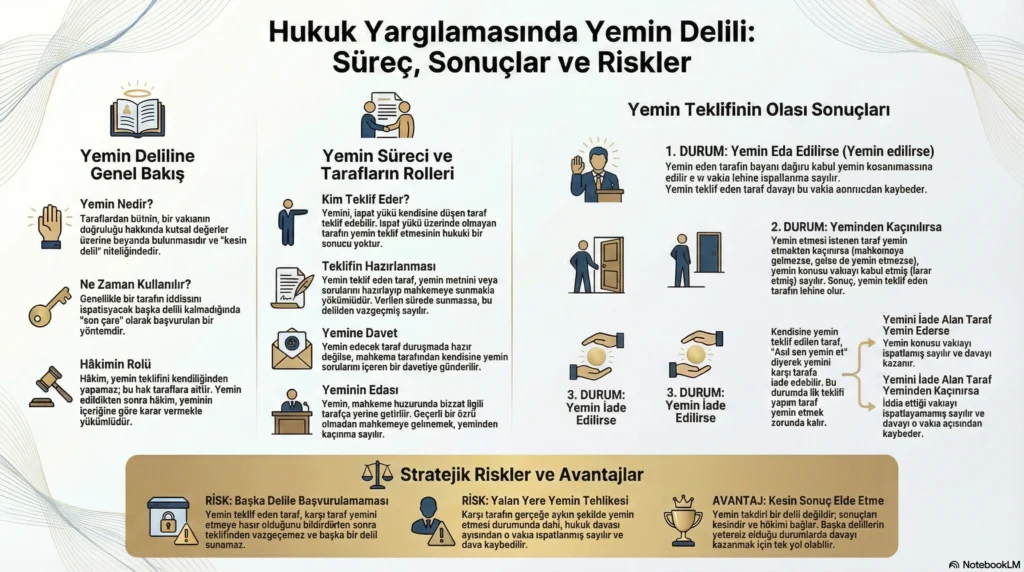 Yemin Delili ve Yeminden Kaçınma Halinde Doğacak Hukuki Sonuçlar
