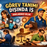 GÖREV TANIMI DIŞINDA İŞ YAPTIRMA