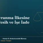 Eşit davranma ilkesine aykırı fesih ve işe iade davasını anlatan iş hukuku bilgilendirme görseli