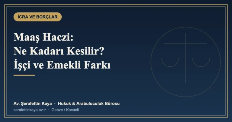 Maaş Haczi: Maaşın Ne Kadarı Haczedilebilir? İşçi ve Emekli Farkı