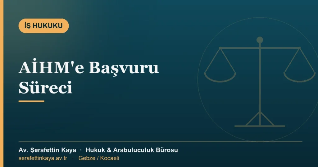 AİHM'e başvuru süreci konulu kapak görseli