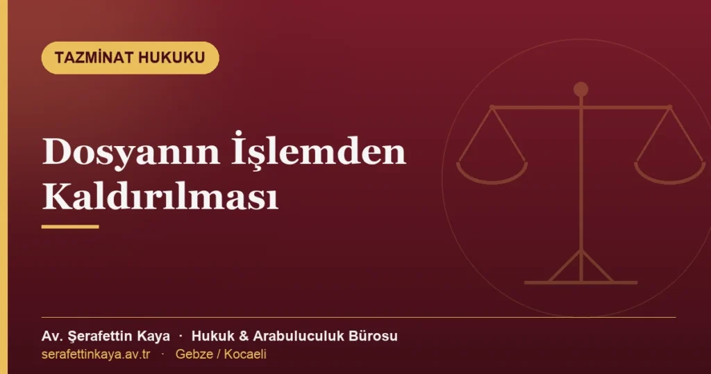 Dosyanın işlemden kaldırılması ve yenilenmesi konulu yazının kapak görseli.
