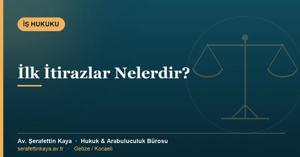 İlk itirazlar konulu kapak görseli