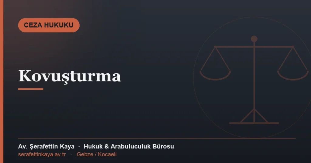 Kovuşturma evresi konulu yazının kapak görseli.