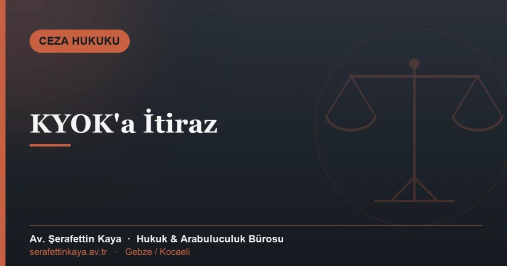 Kovuşturmaya yer olmadığına dair karara itiraz konulu yazının kapak görseli.