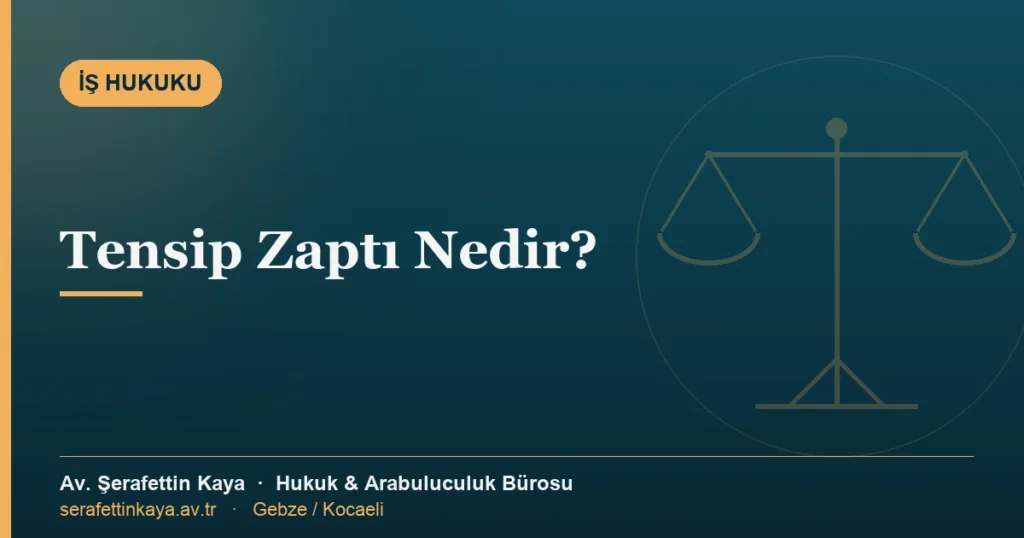 Tensip zaptı konulu kapak görseli