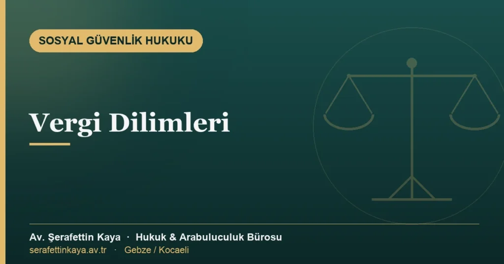 Vergi dilimleri: ücret gelirinde tarife nasıl işler?